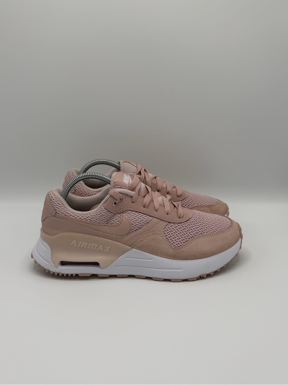 Nike Women's Air Max Pink Mesh & Suede Sneakers